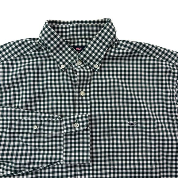 Vineyard Vines Mens Large Button-Down Shirt Classic Fit Plaid‎ Tucker Fit - Picture 1 of 16